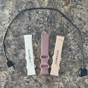 Fitbit Band Trio - Cream, Pink, Tan Sense 2